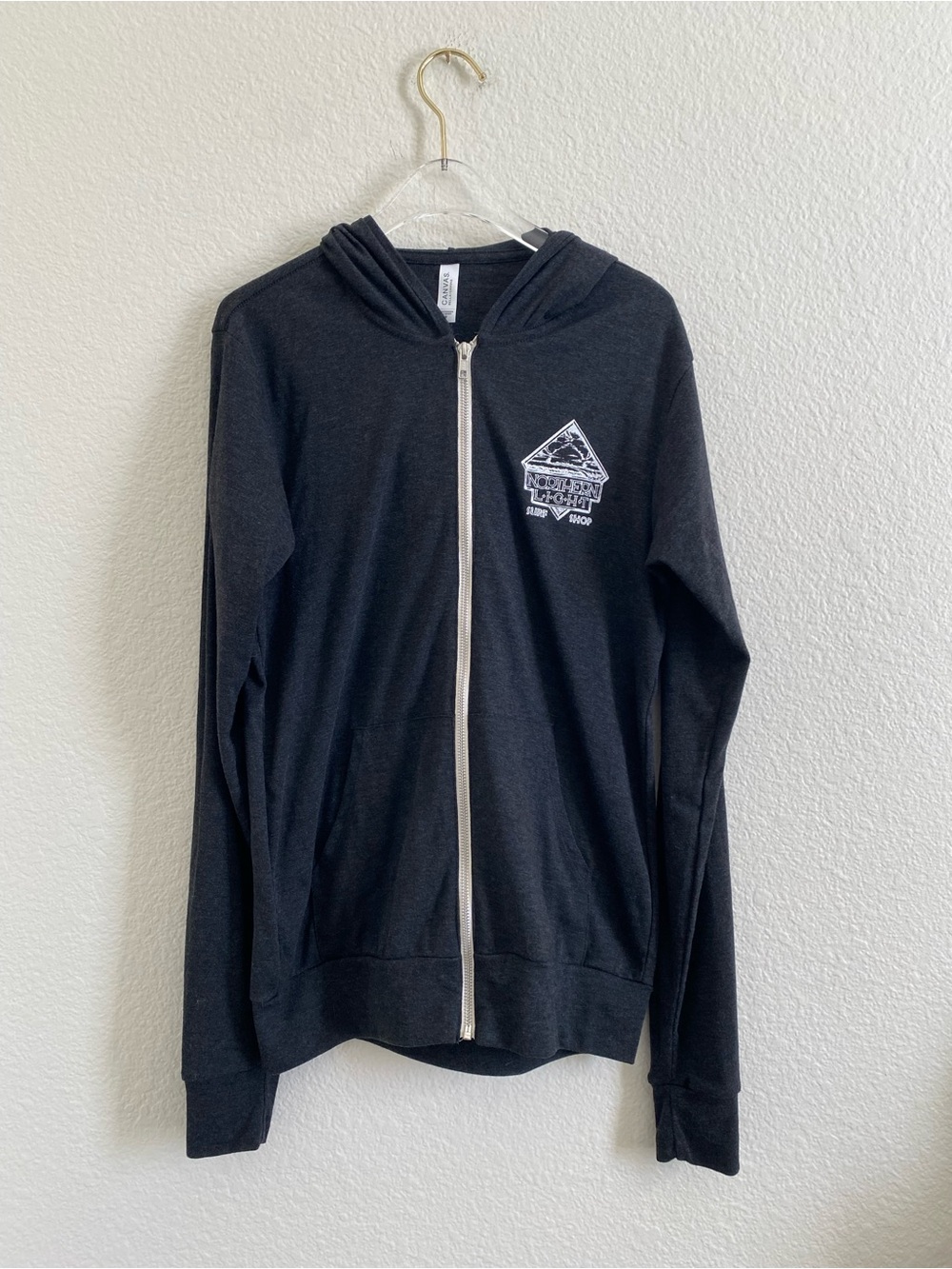 Northern Light Surf Shop Hooded Zip Up Sweater